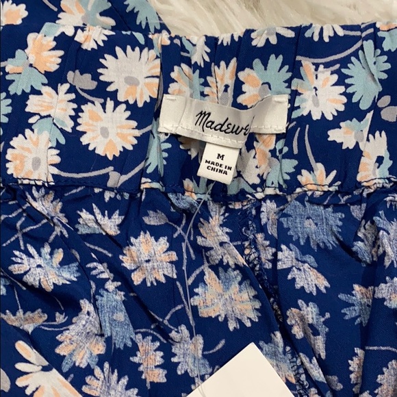 NEW • Madewell • Huston Floral Pull On Crop Pants - Picture 7 of 7
